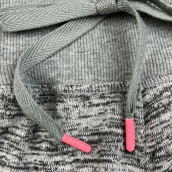 Athleta Chillax Foldover Capri Heather Grey Lounge Activewear Pants - Picture 4 of 11